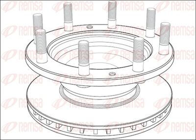 Brake Disc REMSA NCA1003.20
