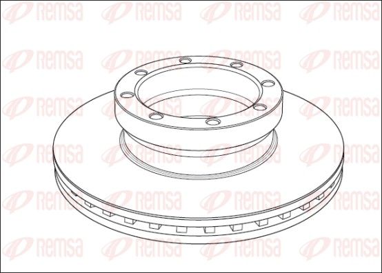 REMSA NCA1005.20 Brake Disc