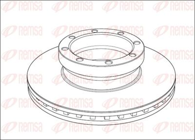 Brake Disc REMSA NCA1005.20
