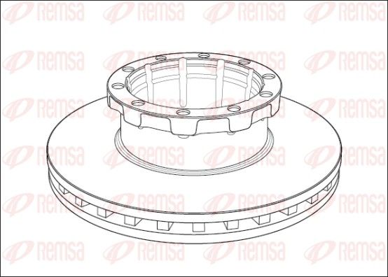 REMSA NCA1008.20 Brake Disc
