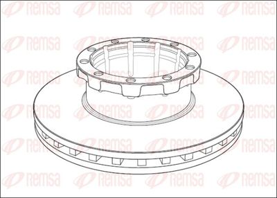 Brake Disc REMSA NCA1008.20