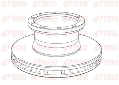 Brake Disc REMSA NCA1011.20