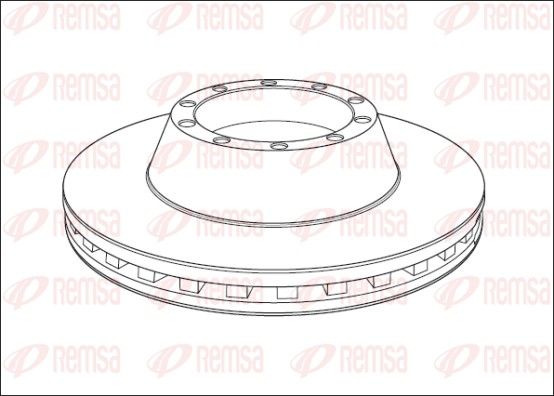 REMSA NCA1013.20 Brake Disc