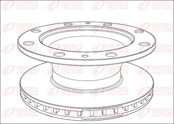 REMSA NCA1014.20 Brake Disc