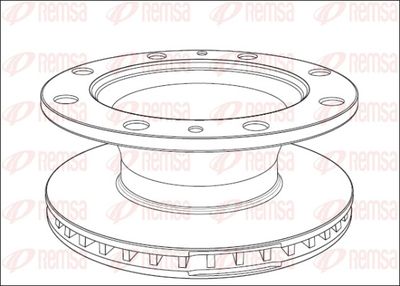 Brake Disc REMSA NCA1014.20