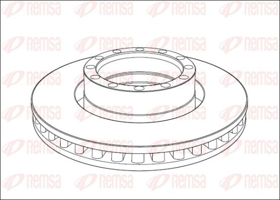 REMSA NCA1015.20 Brake Disc