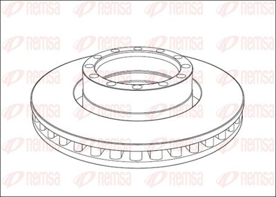 Brake Disc REMSA NCA1015.20