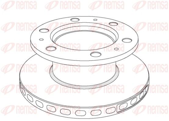 REMSA NCA1018.20 Brake Disc