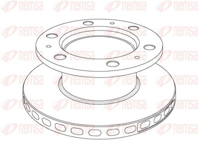Brake Disc REMSA NCA1018.20