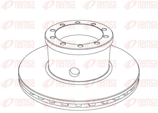 REMSA NCA1019.20 Brake Disc