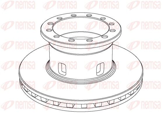 REMSA NCA1020.20 Brake Disc