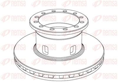Brake Disc REMSA NCA1020.20