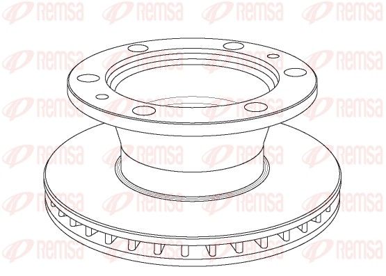 REMSA NCA1023.20 Brake Disc
