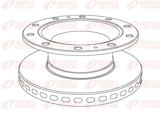 REMSA NCA1024.20 Brake Disc