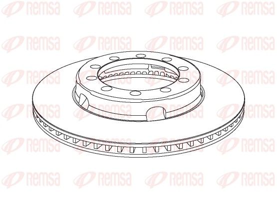 REMSA NCA1028.20 Brake Disc