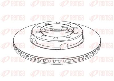 Brake Disc REMSA NCA1028.20