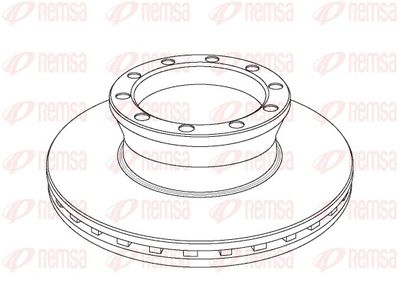 Brake Disc REMSA NCA1040.20