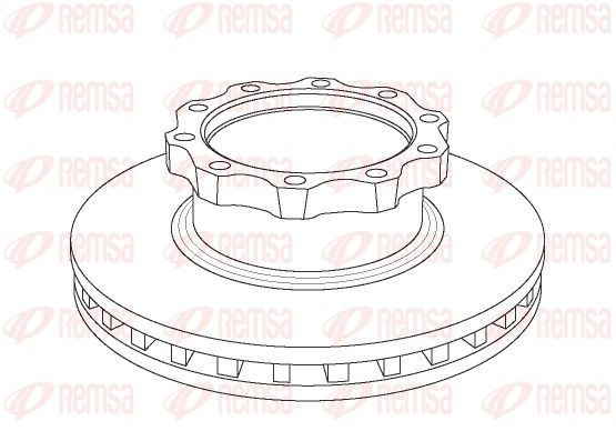 REMSA NCA1042.20 Brake Disc