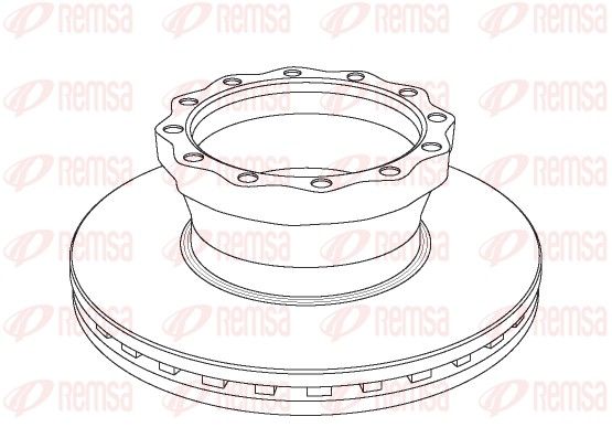 REMSA NCA1043.20 Brake Disc