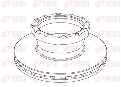 Brake Disc REMSA NCA1043.20
