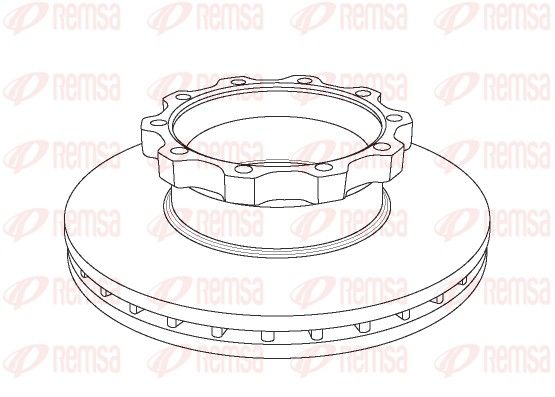 REMSA NCA1044.20 Brake Disc