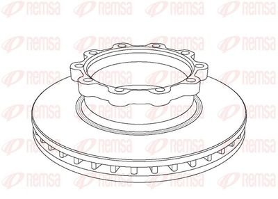 Brake Disc REMSA NCA1047.20