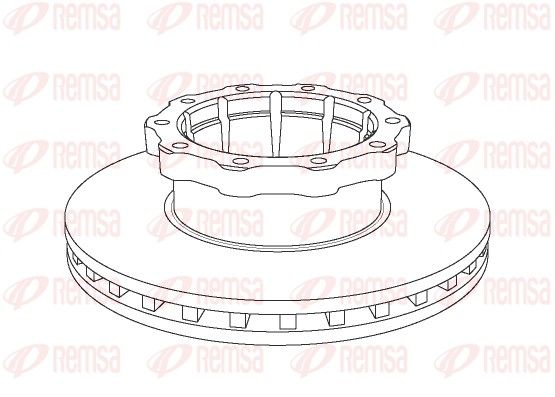 REMSA NCA1048.20 Brake Disc