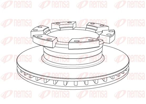 REMSA NCA1049.20 Brake Disc
