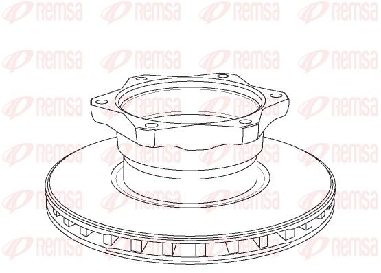 REMSA NCA1052.20 Brake Disc
