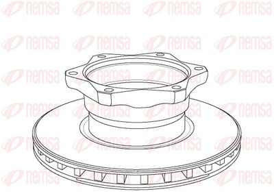 Brake Disc REMSA NCA1052.20