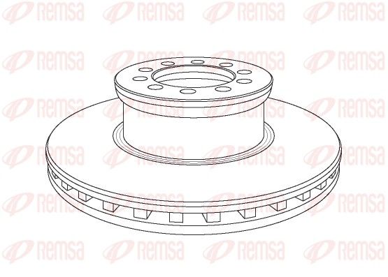 REMSA NCA1053.20 Brake Disc