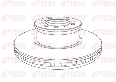 Brake Disc REMSA NCA1053.20