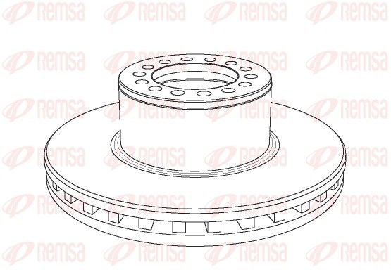 REMSA NCA1055.20 Brake Disc
