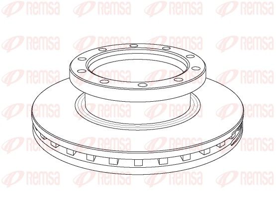 REMSA NCA1061.20 Brake Disc