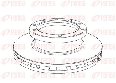 Brake Disc REMSA NCA1061.20