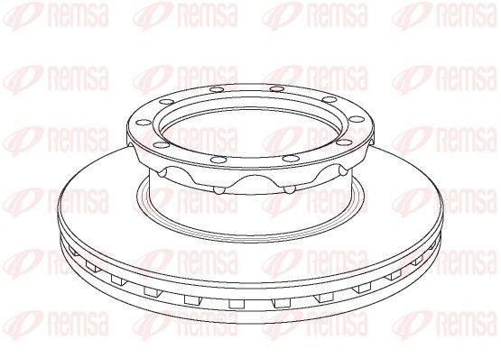 REMSA NCA1062.20 Brake Disc