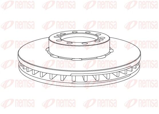 REMSA NCA1067.20 Brake Disc