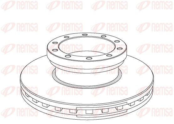 REMSA NCA1070.20 Brake Disc
