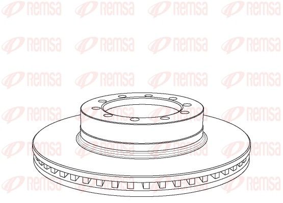 REMSA NCA1071.20 Brake Disc