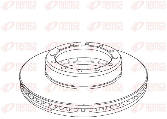 REMSA NCA1073.20 Brake Disc