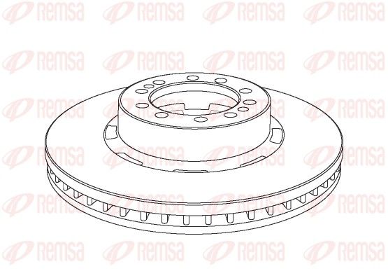 REMSA NCA1074.20 Brake Disc