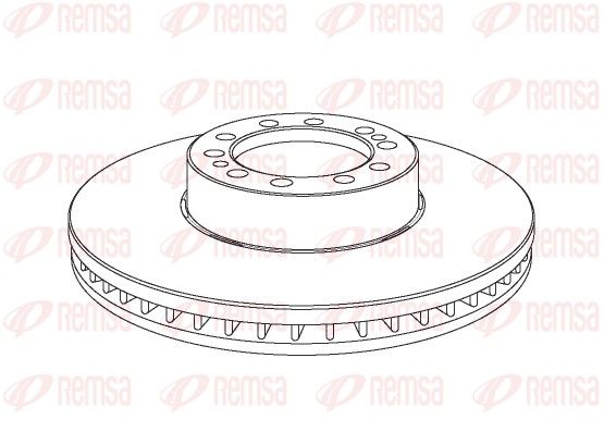 REMSA NCA1075.20 Brake Disc