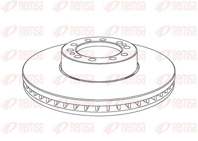 Brake Disc REMSA NCA1075.20