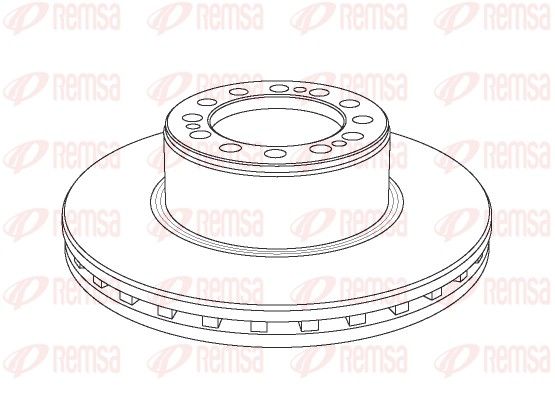 REMSA NCA1079.20 Brake Disc