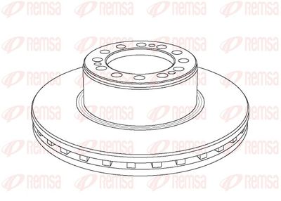 Brake Disc REMSA NCA1079.20