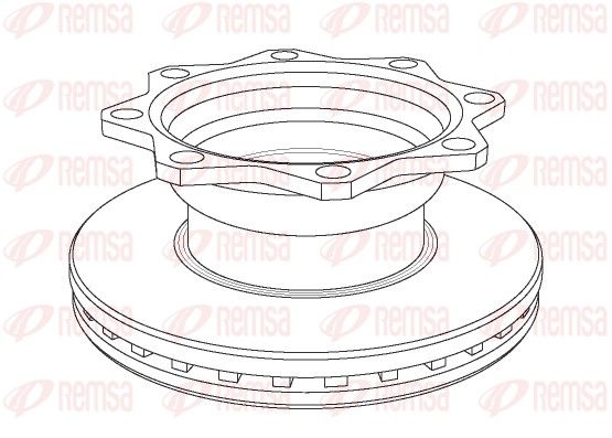 REMSA NCA1080.20 Brake Disc