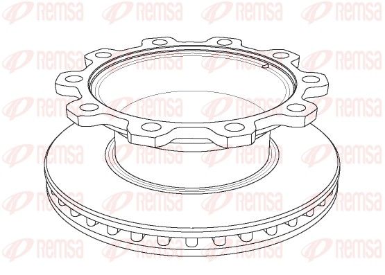 REMSA NCA1081.20 Brake Disc