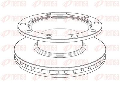 Brake Disc REMSA NCA1082.20