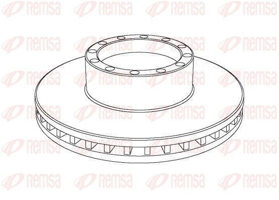 REMSA NCA1091.20 Brake Disc