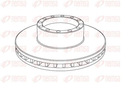 Brake Disc REMSA NCA1091.20